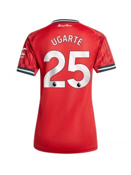 Manchester United Manuel Ugarte #25 Replika Hemmakläder Dam 2025-26 Kortärmad